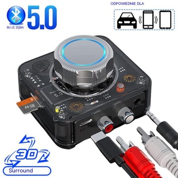 Стереоресивер RCA, адаптер Bluetooth 3,5 мм