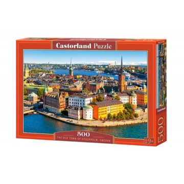 PUZZLE 500 EL. STARE MIASTO SZTOKHOLM SZWECJA CAST
