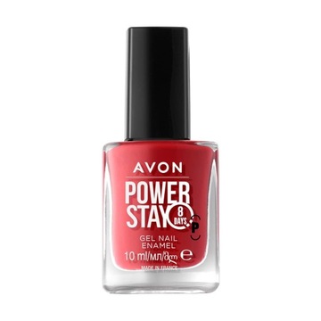 Avon Power Stay Gel Nail Enamel Żelowy lakier do paznokci The Red One