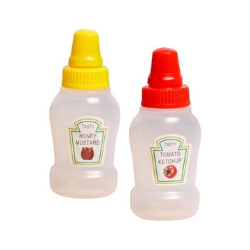 Mini ketchup pomidorowy w butelce z ketchupem
