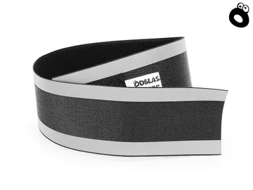 Светоотражающая повязка + ваш собственный логотип.