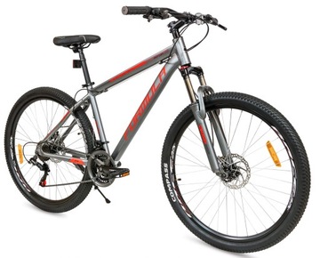 ROWER GÓRSKI MTB 27,5 CALI 21 BIEGÓW AMORTYZACJA HAMULCE TARCZOWE RAMA 19