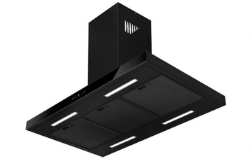 Кухонная вытяжка для Sento Island Black Matt 60
