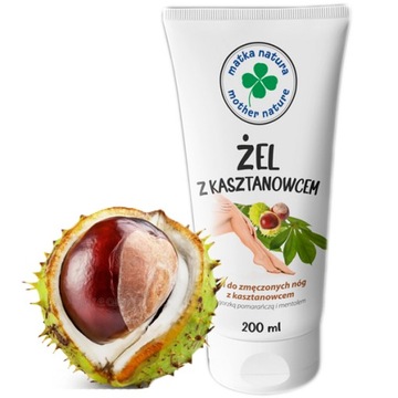 ŻEL Z KASZTANOWCA NA ŻYLAKI KRĄŻENIE BÓL NÓG OBRZĘKI NÓG MAŚĆ BEZ RECEPTY