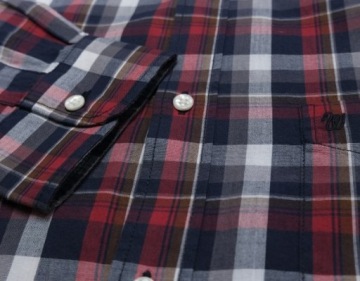 Рубашка WRANGLER REGULAR FIT клетка настроение индиго M