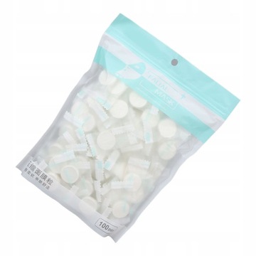 ОДНОРАЗОВАЯ ТКАНЕВАЯ СЖАТАЯ МАСКА, ТАБЛЕТКИ, 100 ШТ.