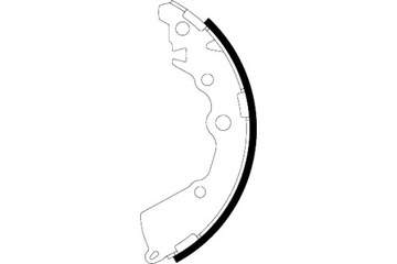 ТОРМОЗНЫЕ КОЛОДКИ ЗАДНИЕ KIA PICANTO II 1.0 1.0LPG 1.2