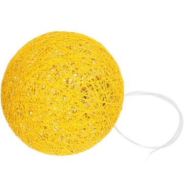 RATANOWOWA WISZĄCA LAMPA OZDOBNA KULKA