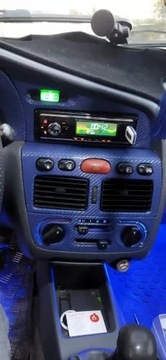 АВТОМОБИЛЬНАЯ ОБЕКЦИЯ ШПОН УГЛЕРОДНЫЙ 3D УЗОР ТЕМНО-СИНИЙ