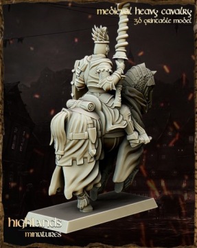 Тяжелая кавалерия - Бретония - Миниатюры Хайленда