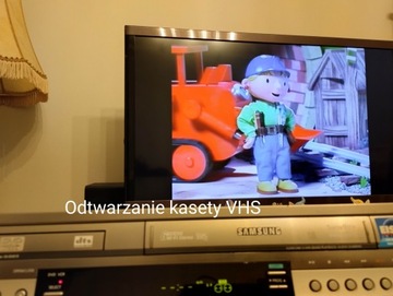 Видеорегистратор SAMSUNG SV-DVD1E COMBO воспроизводит ленты S-VHS, оригинальный пульт!