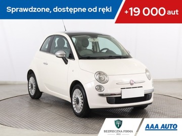 Fiat 500 II Hatchback 3d 1.2 69KM 2009 Fiat 500 1.2, Salon Polska, Serwis ASO, Klima
