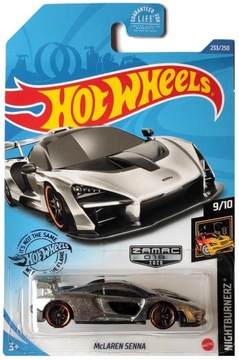HOT WHEELS McLAREN SENNA ZAMAC NIGHTBURNERZ 9/10 1:64 NOWY !!!