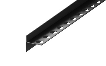 LISTWA SPADKOWA KRAWĘDZIOWA CZARNA MATOWA LEWA 180cm