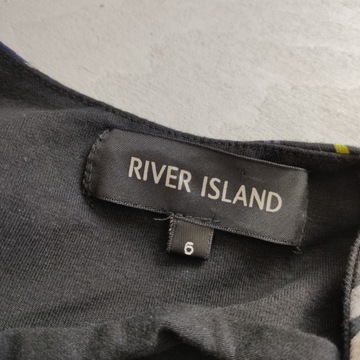 River Island Fajna WZORZYSTA SUKIENKA rozm 32