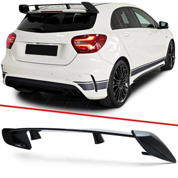 Spoiler lotka na klapę Mercedes A W176 AMG style czarny połysk lekki ABS !