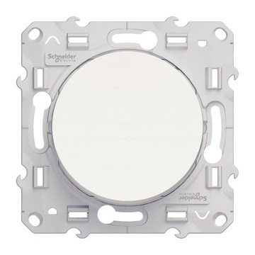 Schneider Electric Odace Style Przycisk zwierny pojedynczy DIY biały