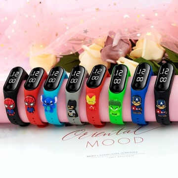 Умные часы WINNIE THE POOH для детей, светодиодные электронные