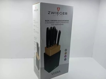Набор ножей в блоке Zwieger Vesna, 5 шт.Немецкая нержавеющая сталь