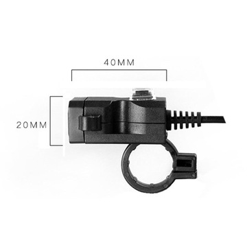 Водонепроницаемый руль электрического велосипеда с двойной розеткой USB, розеткой-выключателем и напряжением 9-90 В