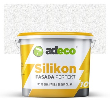 Farba Elewacyjna PERFEKT SILIKON 10L kolor RAL9010