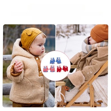 Детские зимние перчатки, милые варежки, детские перчатки, 3 пары, детские ученики