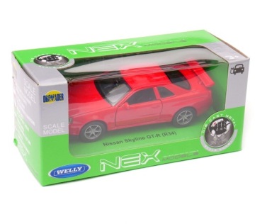 Nissan Skyline GT-R R34 1:34 WELLY