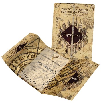 ZAPROSZENIE NA URODZINY HARRY POTTER Z2