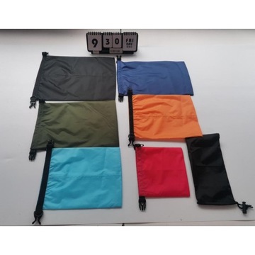 PŁYWAJĄCE SUCHE WORKI DO RAFTINGU ZESTAW 6 SZT WODOODPORNE 1L 2L3L 5L 8L