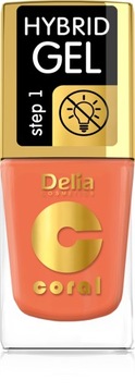 DELIA lakier HYBRID GEL krok1 11 ml, 81 POMARAŃCZ