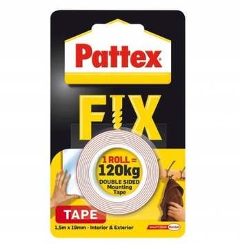 PATTEX TAŚMA MONTAŻOWA DWUSTRONNA PATTEX FIX