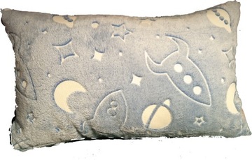 PODUSZKA ŚWIECĄCA W CIEMNOŚCI PLUSZ KOSMOS