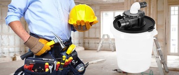 ЦИКЛОННЫЙ СЕПАРАТОР, ПЫЛЕСОС ДЛЯ ШТУКАТУРЫ, ПЫЛЕСБОРНИК