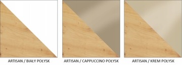 шкаф под раковину 80 см БЕЛЫЙ/ДУБ ДАКАР