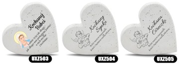 Уникальное декоративное белое сердце для надгробия на кладбище с дизайном «Дорогая мама»