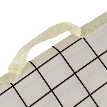 Коврик для пикника 150x150 см Белый, ВОДОНЕПРОНИЦАЕМЫЙ, Легкий