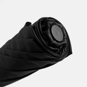 Parasolka składana unisex czarny pokrowiec manualny wiatroodporny Tops
