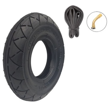 Opona i dętka 200x50 do wózka inwalidzkiego CZARNA