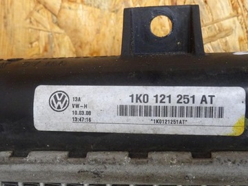 AUDI A3 8P FACELIFT GOLF VI EOS 1.9 2.0 TDI CHLADIČ VODY TEKUTINY 1K0121251AT