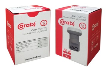 Конвертер CORAB TWIN, 1 сат. 2 тюнера, мультирум