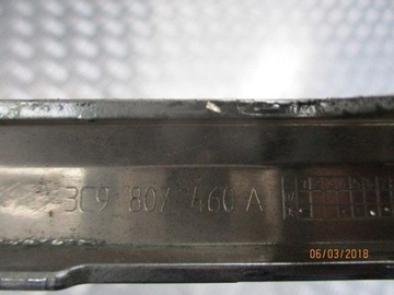 LIŠTA NÁRAZNÍKU CHRÓM 3C9, 3C9807460A PASSAT B6