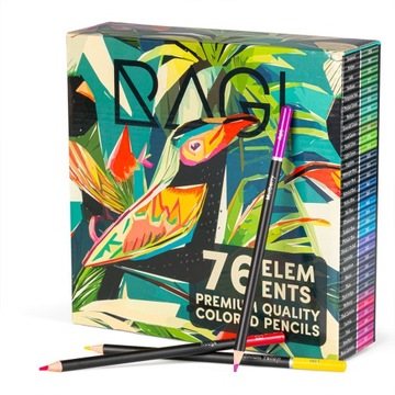 Набор для рисования CENILS PENCIL BOX с аксессуарами, 76 элементов