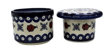 Ceramiczna maselnica wodna Ceramika Bolesławiec