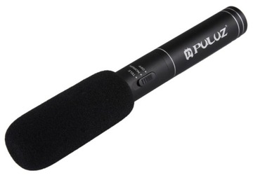 PULUZ Profesjonalny mikrofon pojemnościowy typu Shotgun 3,5mm do lustrzanek