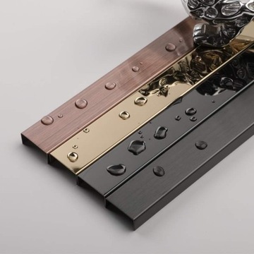 ДЕКОРАТИВНАЯ ПОЛОСКА С ЗОЛОТЫМ ГЛЯНЕМ/ЗЕРКАЛО 3см x 270см