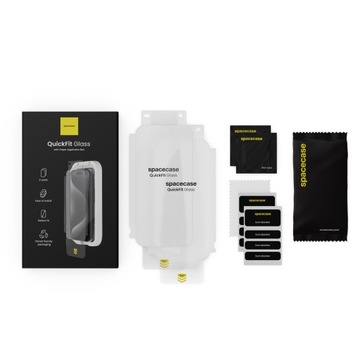 SZKŁO HARTOWANE DO IPHONE 16 PRO SZYBKA Z APLIKATOREM QUICKFIT - 2 SZTUKI