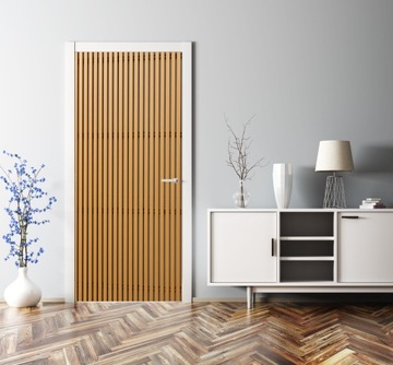 Naklejka okleina samoprzylepna na drzwi DREWNO