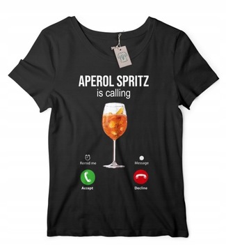 Koszulka damska Aperol Spritz Przepis Drink