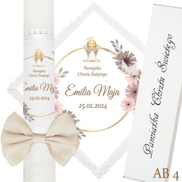 КРЕЩЕННАЯ СВЕЧА КОРОБКА ДЛЯ ОДЕЖДЫ ДЛЯ КРЕЩЕНИЯ