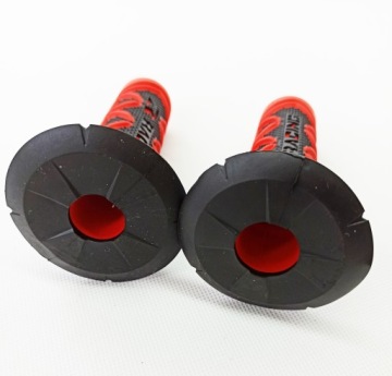 Рычаги RACING ЧЕРНЫЕ КРАСНЫЕ РУЧКИ DERBI KTM GRIPES